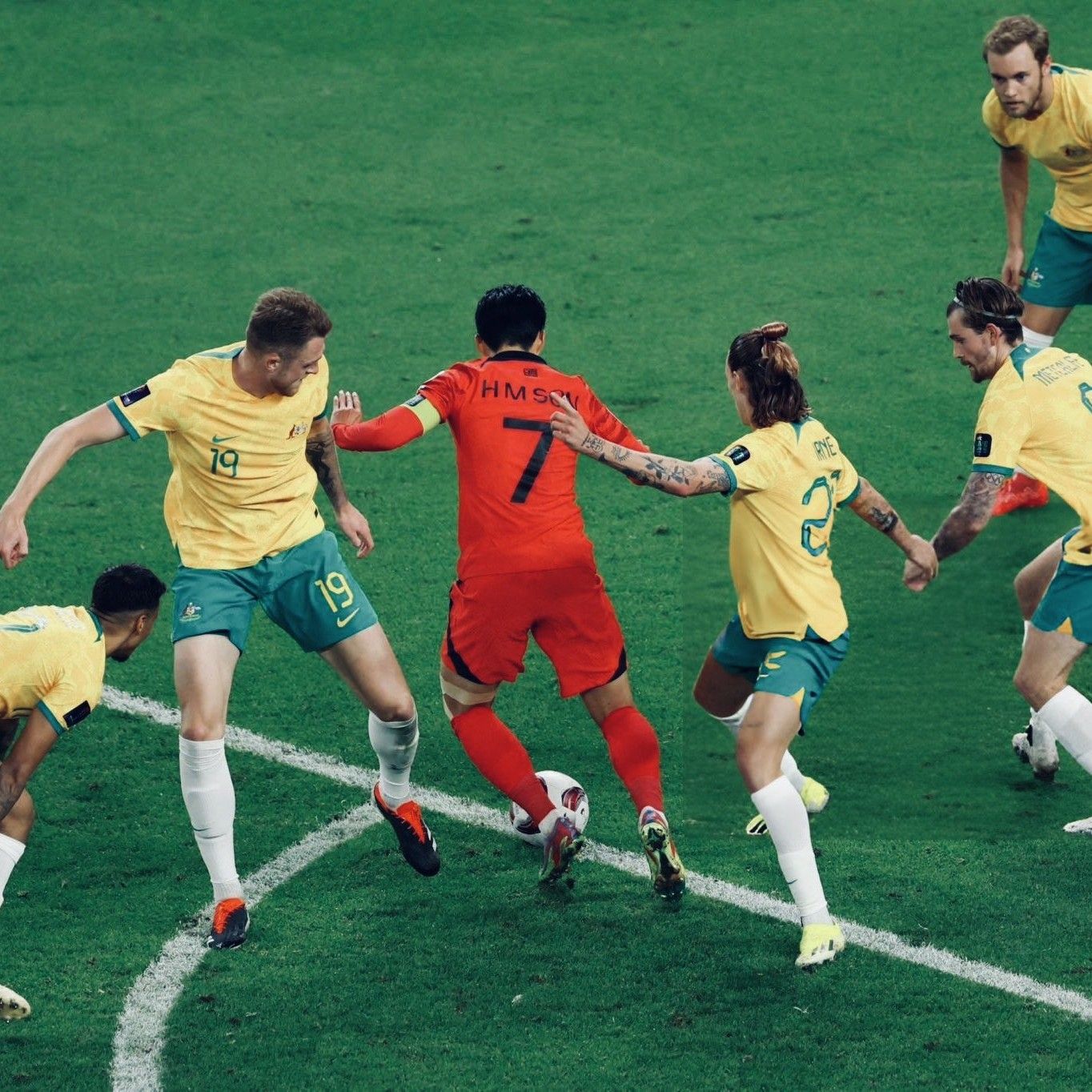 A moment captured by a fan of Son Heungmin