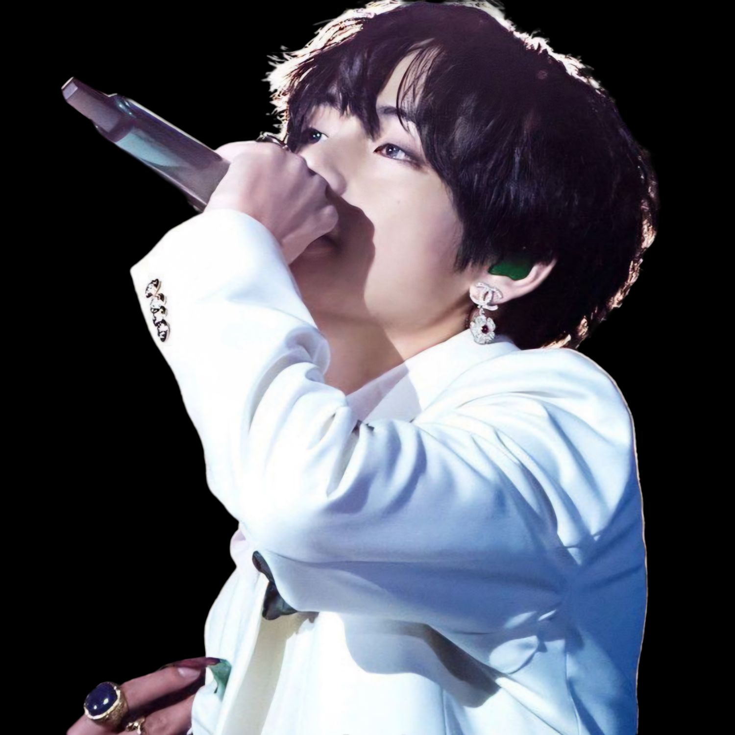 A moment captured by a fan of Kim Taehyung (V)