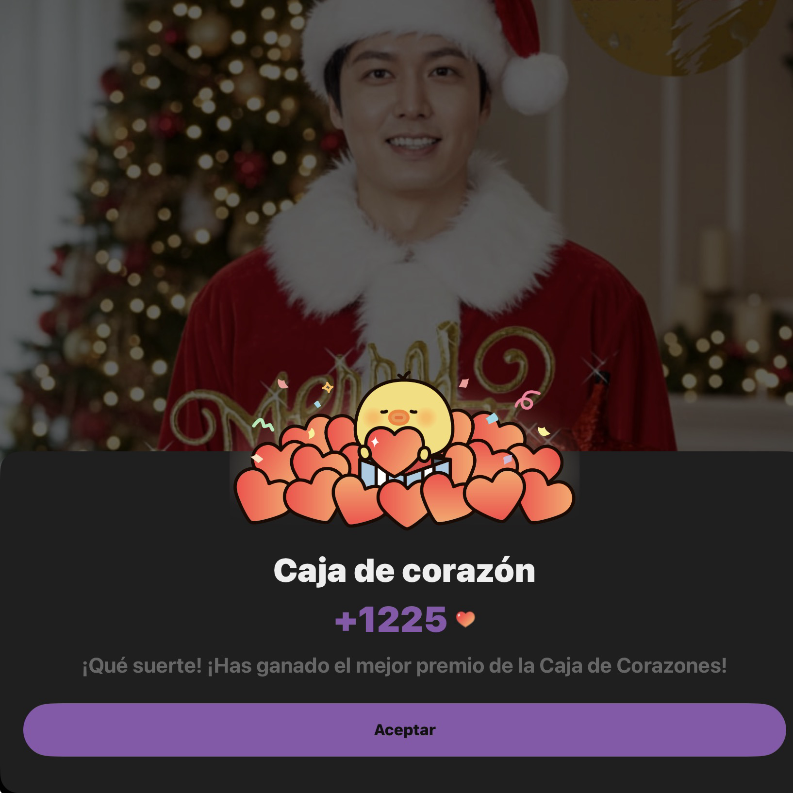 Recent activity shot of Lee Minho
