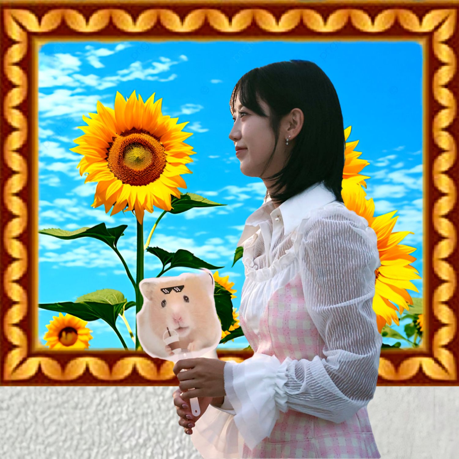 Behind-the-scenes cut of Kang Hyeyeon