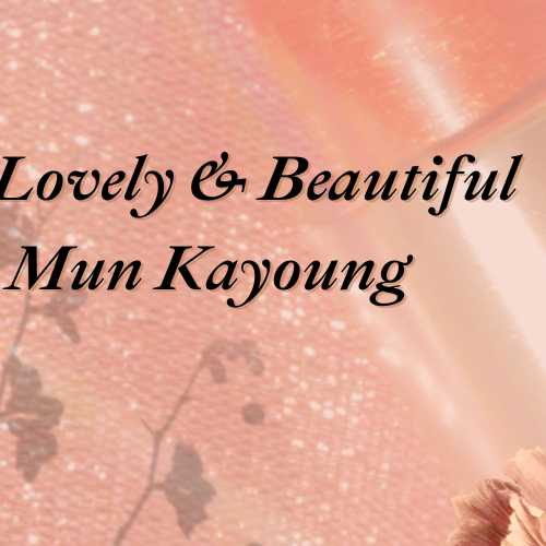 Behind-the-scenes cut of Mun Kayoung