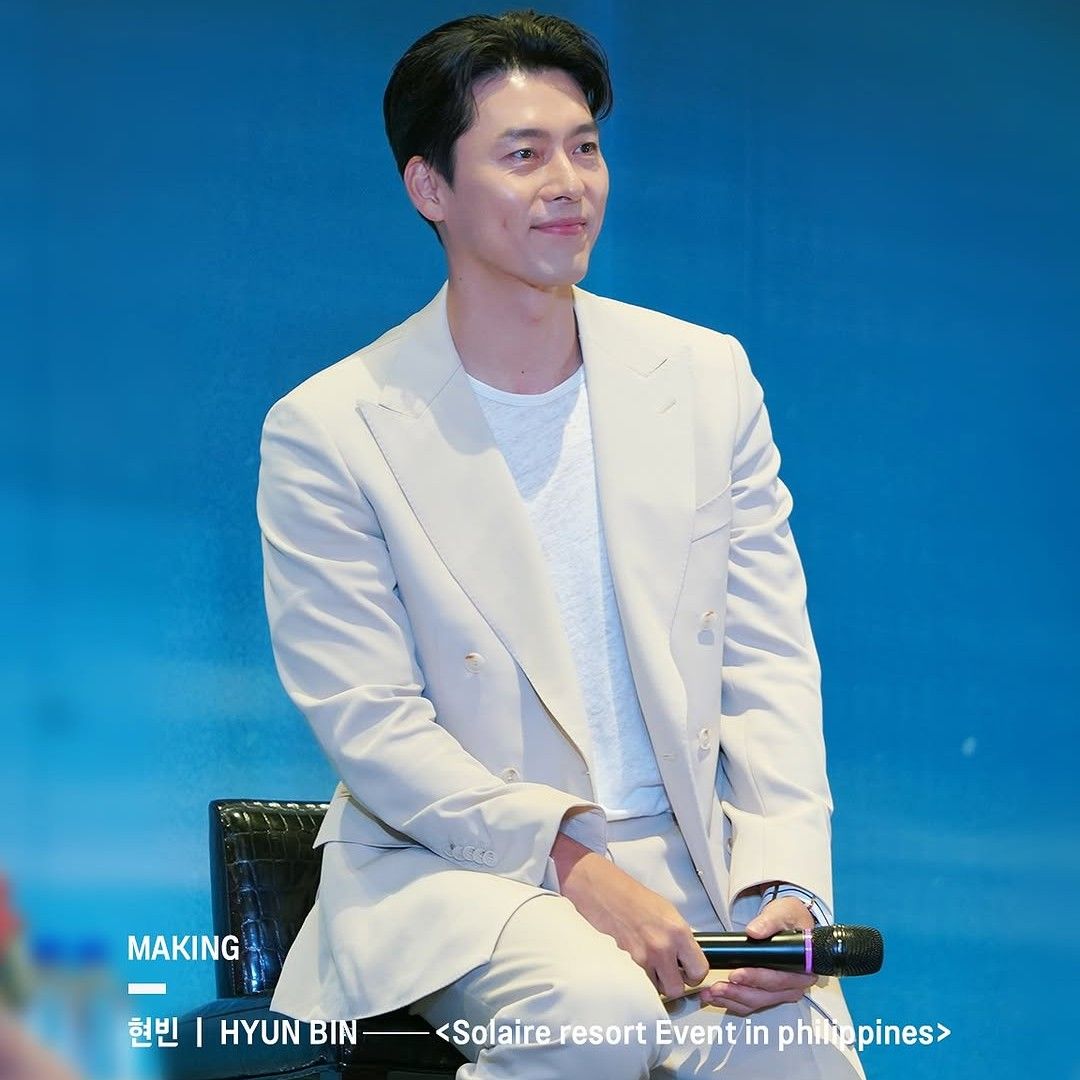 Behind-the-scenes cut of Hyun Bin