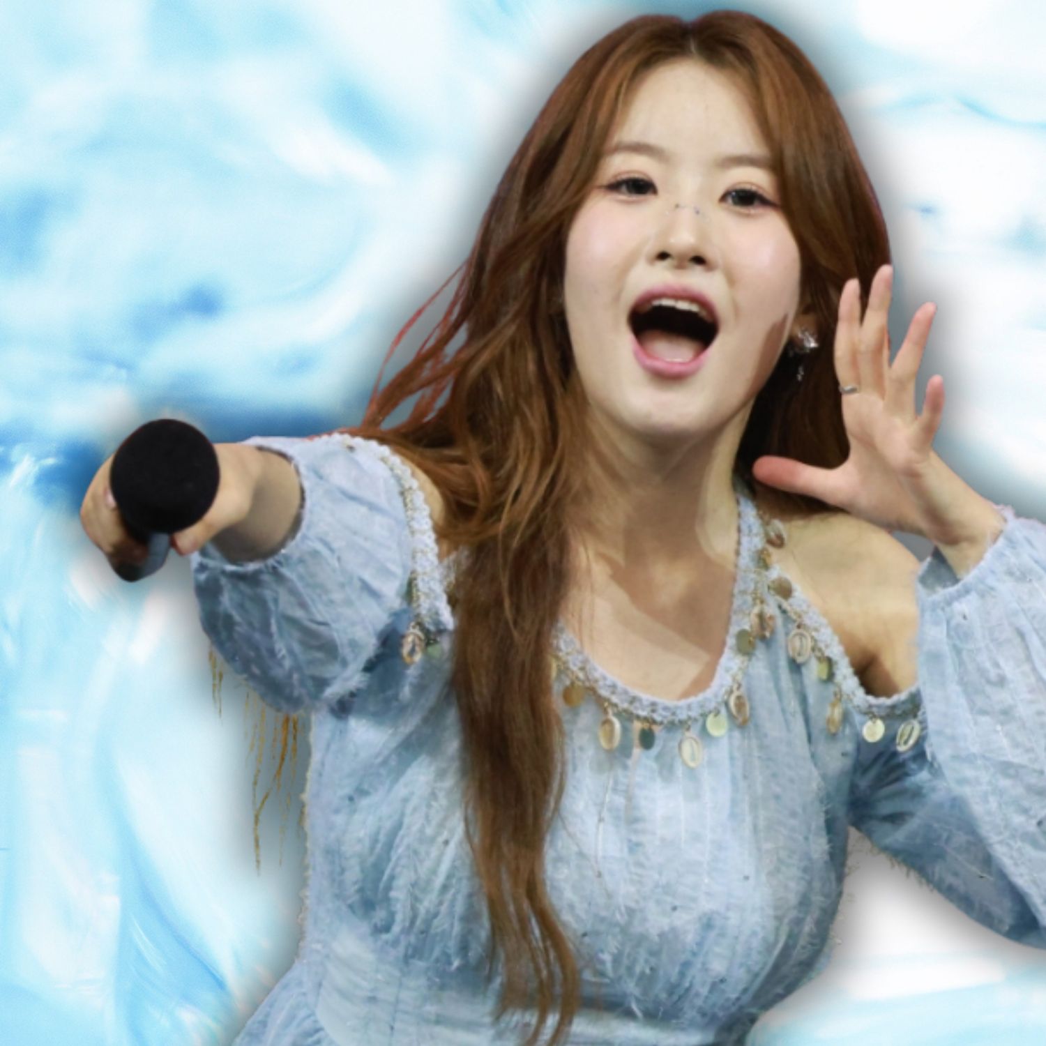 Behind-the-scenes cut of Oh Yujin