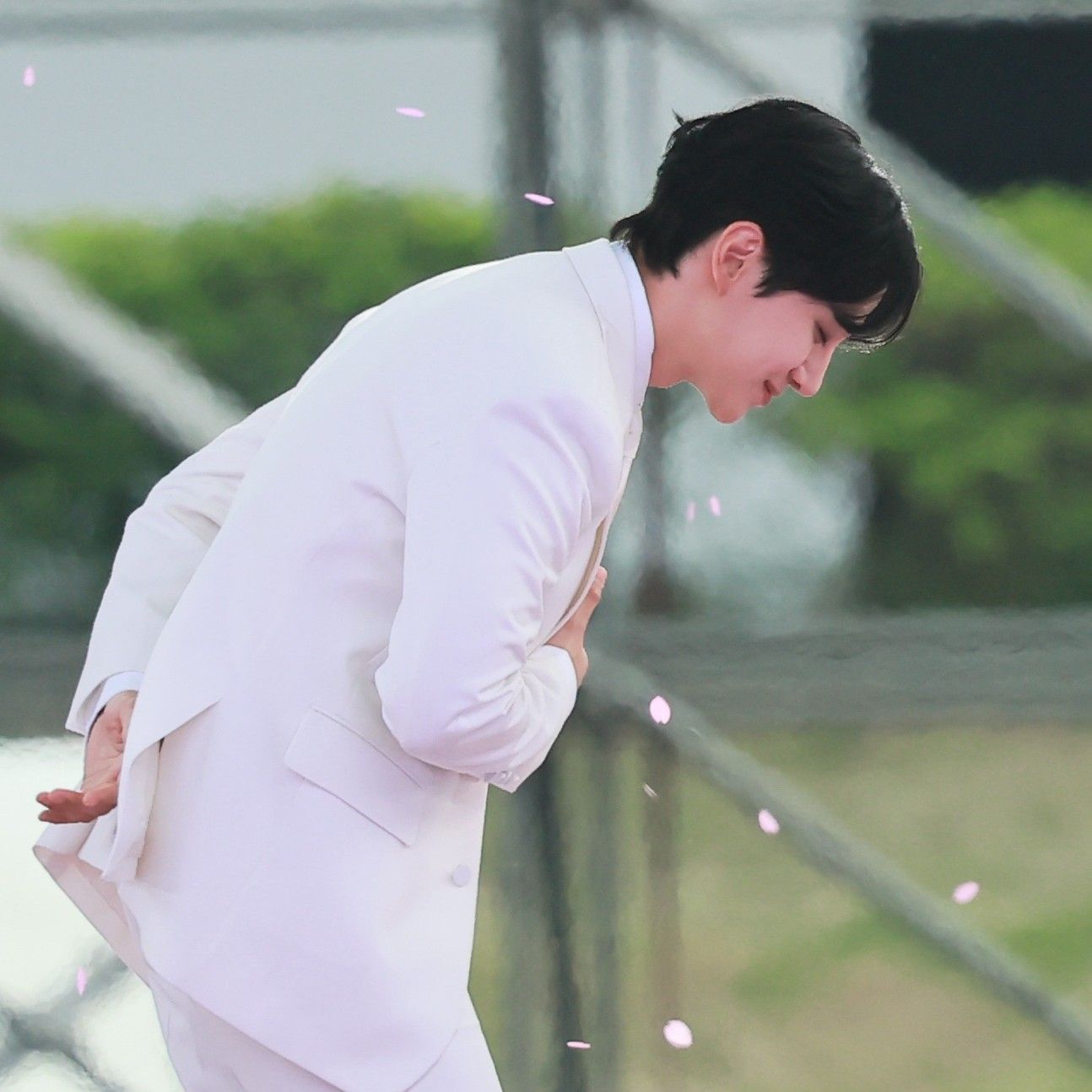 粉丝拍下的李俊昊瞬间