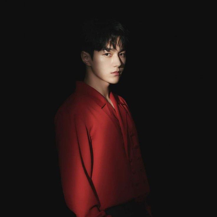 Recent activity shot of Kim Myungsoo (L)