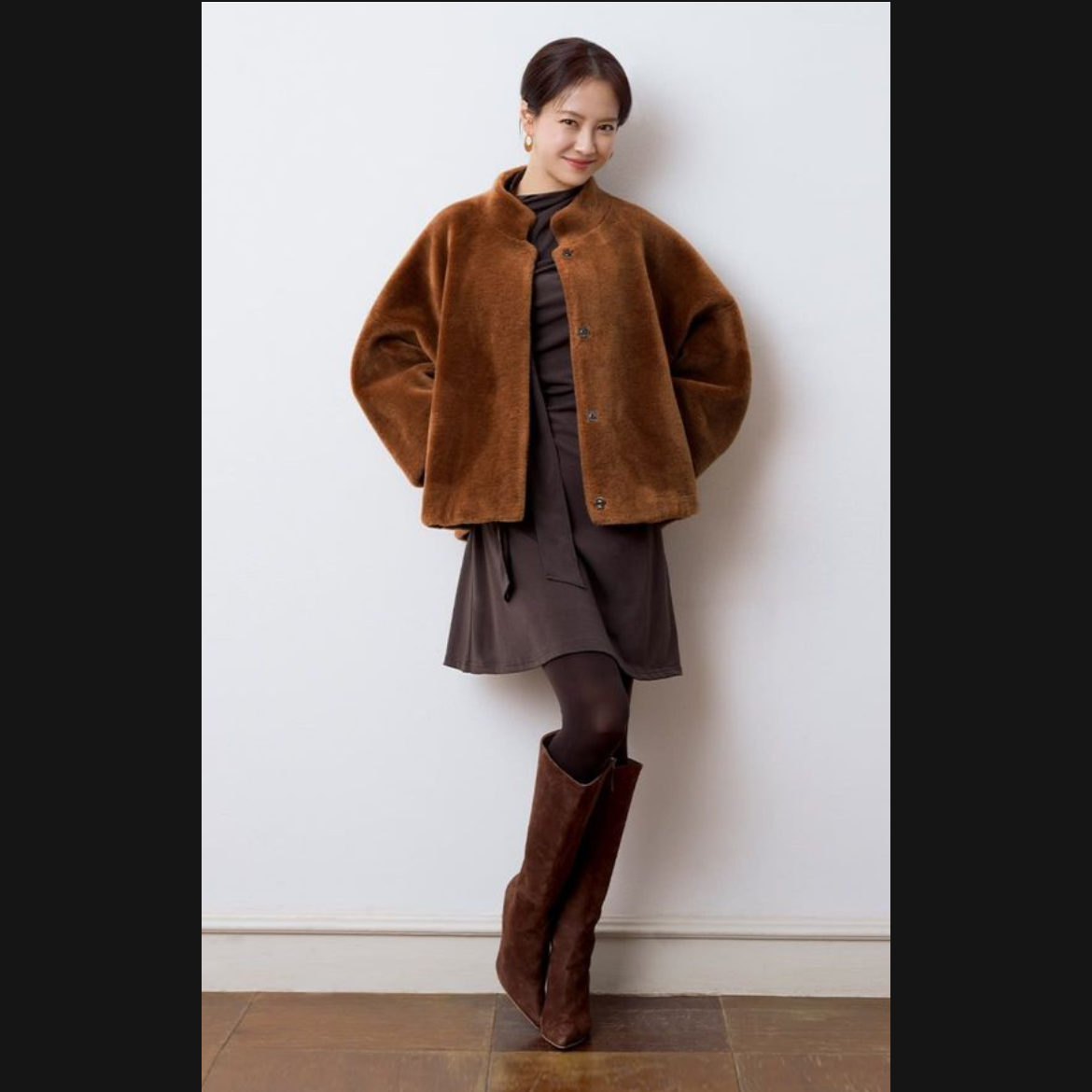 Momen yang diabadikan oleh penggemar Song Jihyo