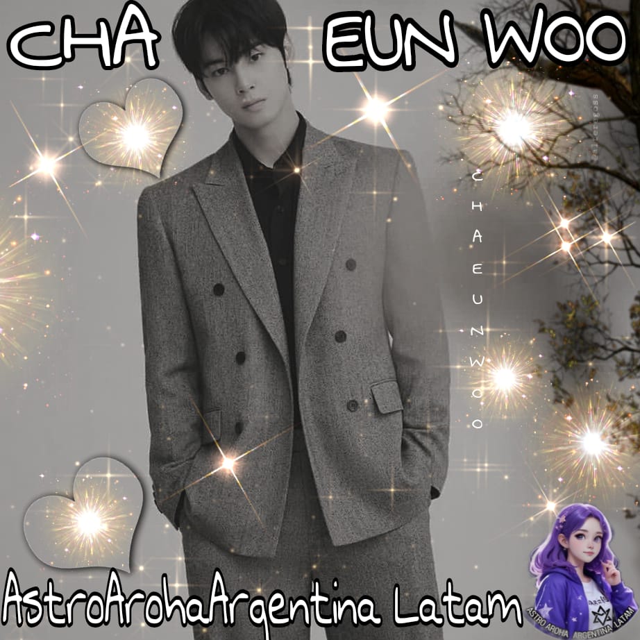 Recent activity shot of Cha Eunwoo