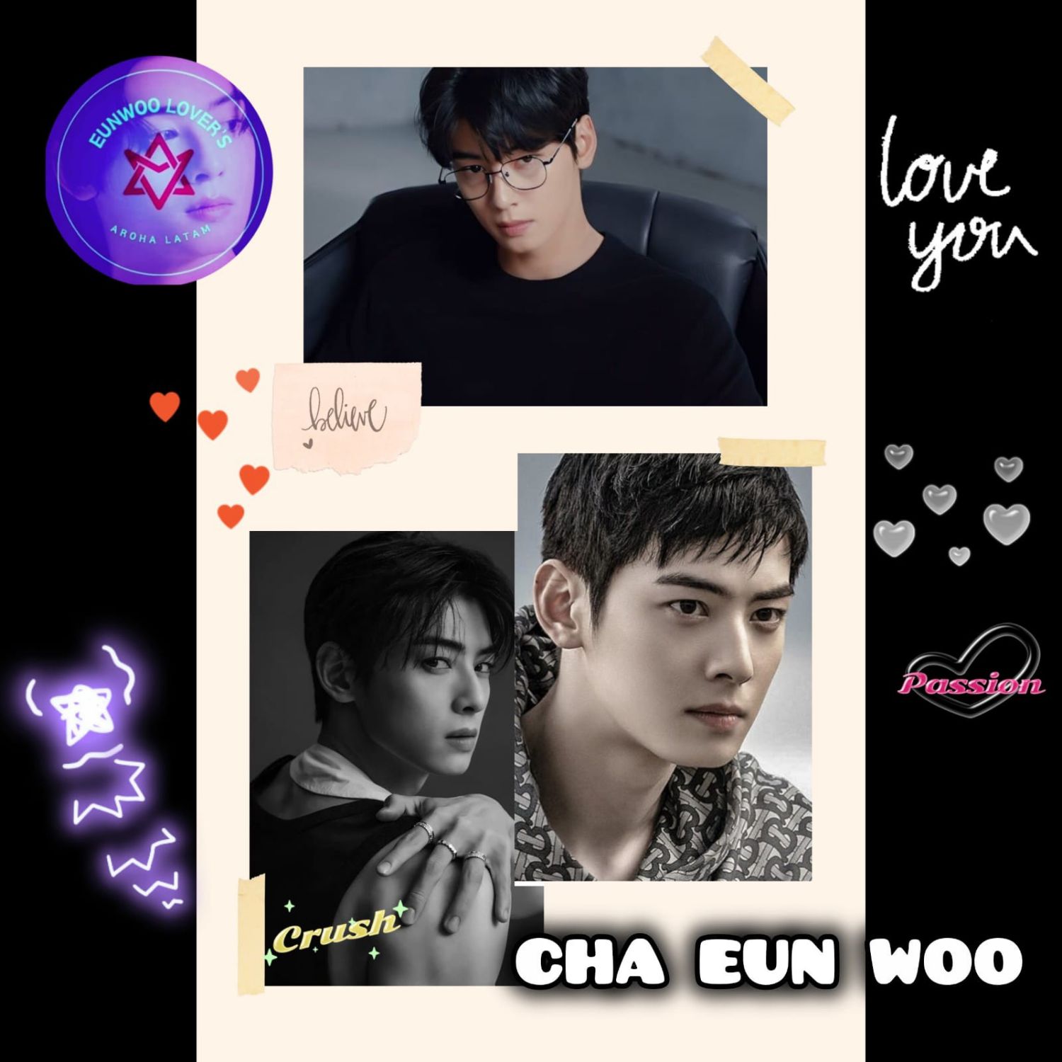 Behind-the-scenes cut of Cha Eunwoo