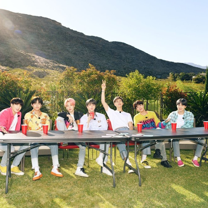 Recent activity shot of Kim Taehyung (V)