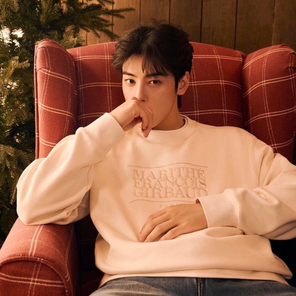 Behind-the-scenes cut of Cha Eunwoo