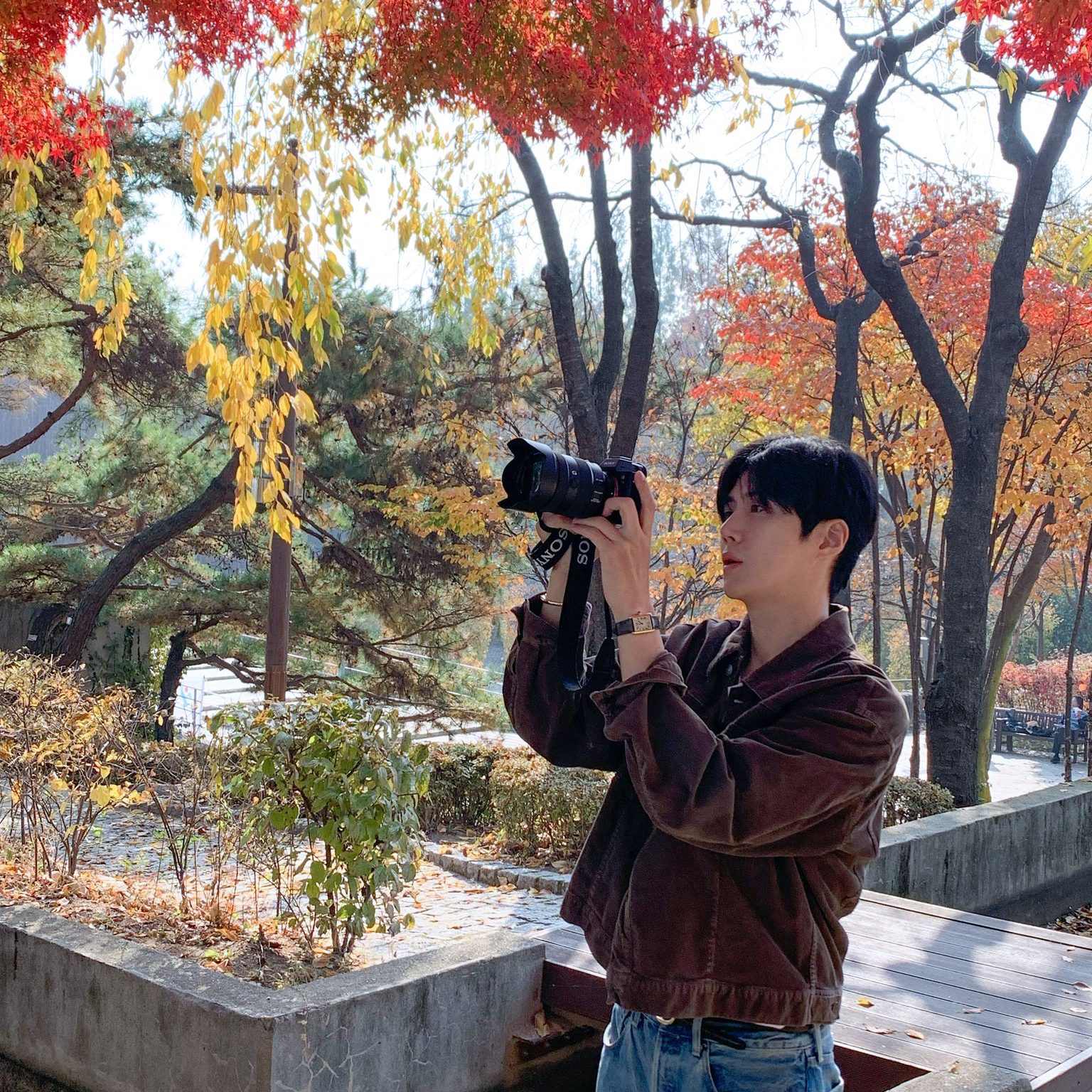 Momen yang diabadikan oleh penggemar Kim Seonho