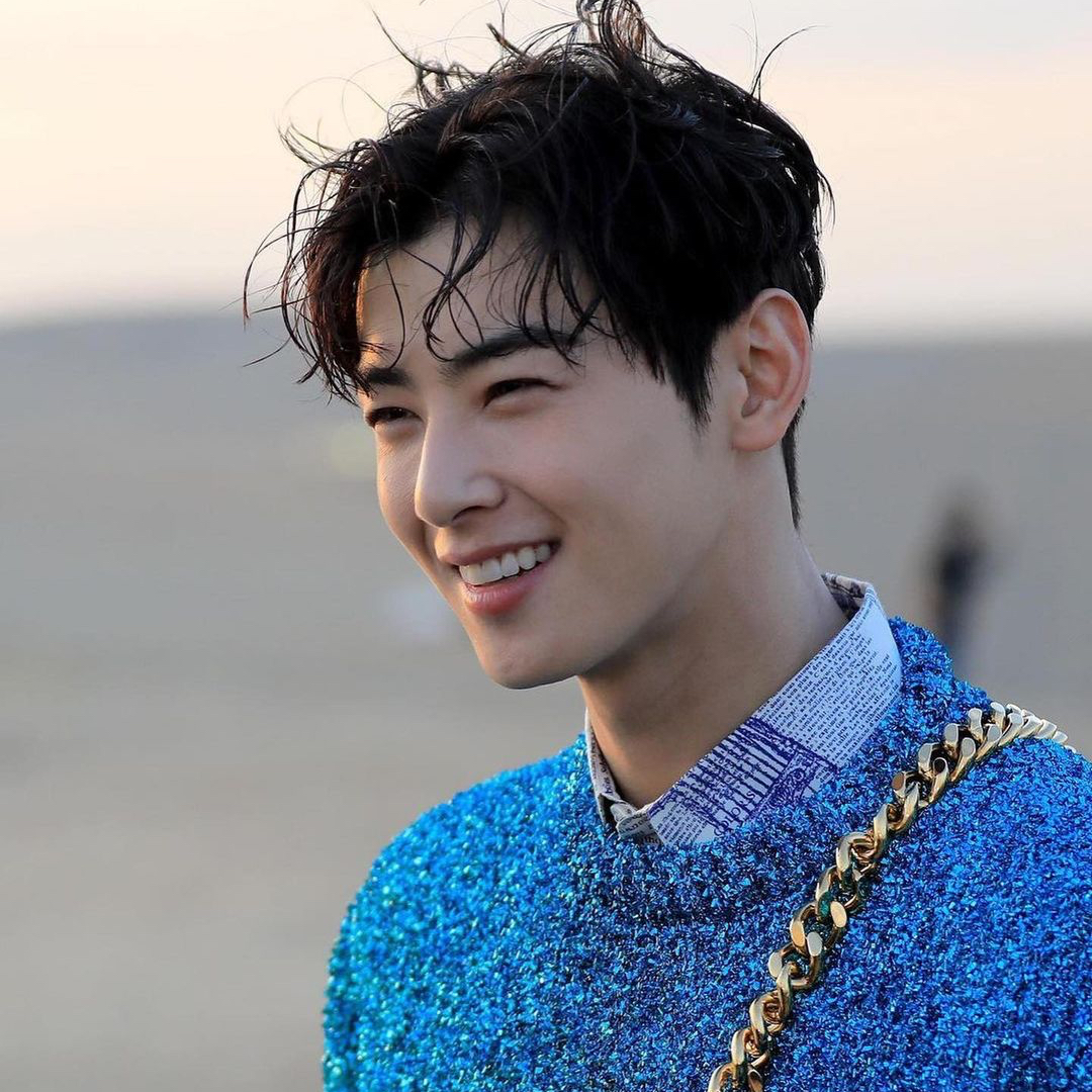 A moment captured by a fan of Cha Eunwoo