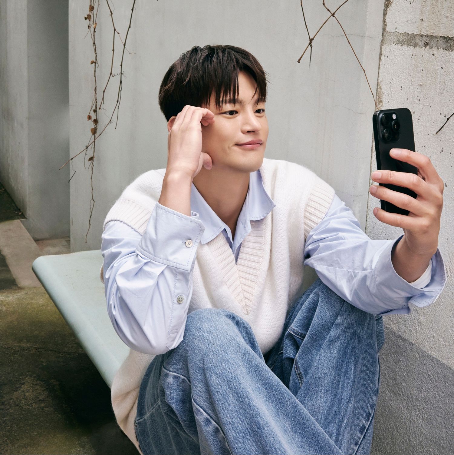 A moment captured by a fan of Seo Inguk