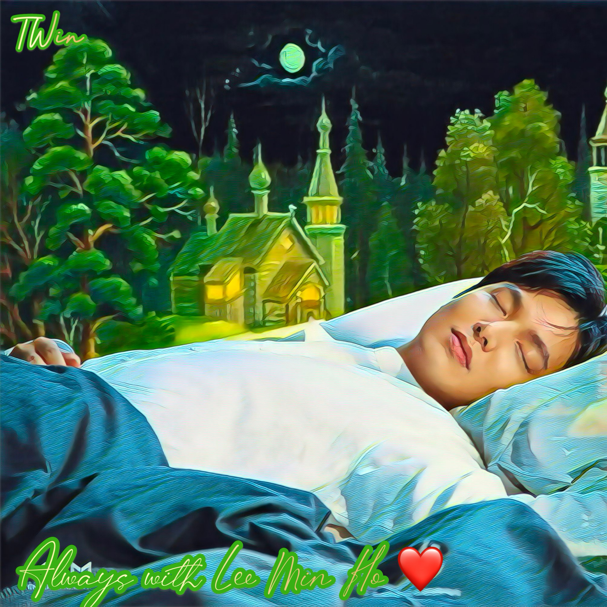 粉絲拍下的李敏鎬瞬間