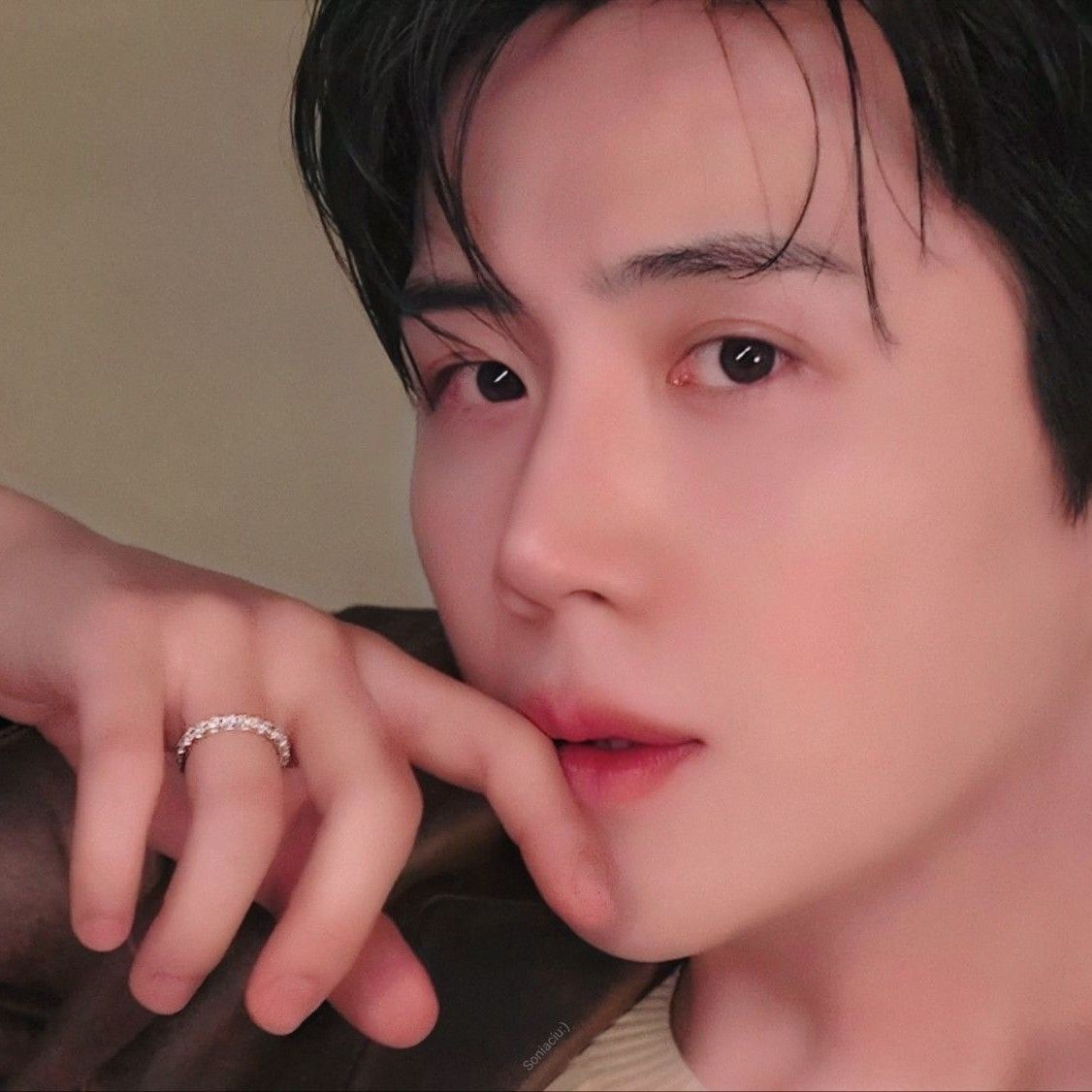 A moment captured by a fan of Kim Seonho