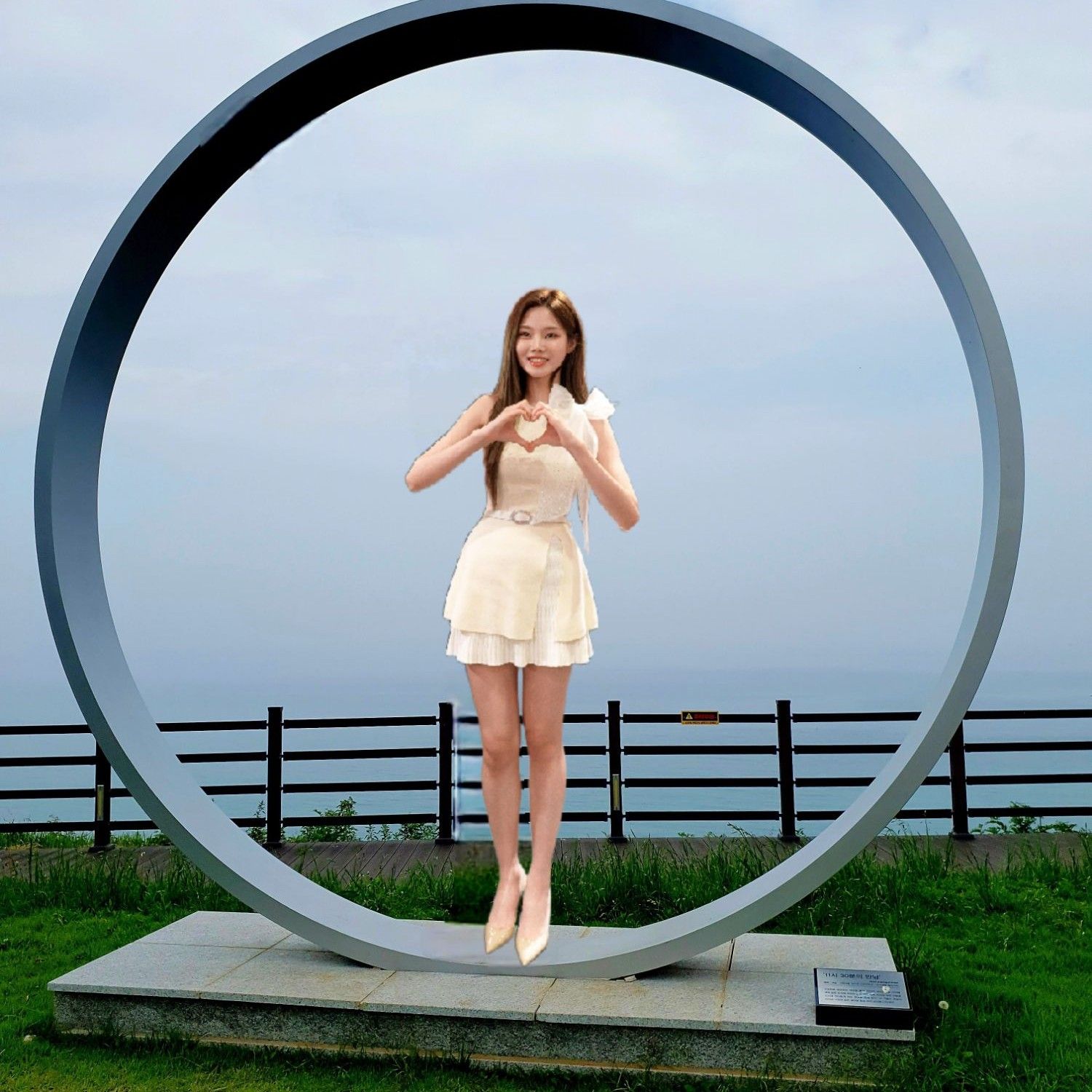 Behind-the-scenes cut of Bae Ahyeon