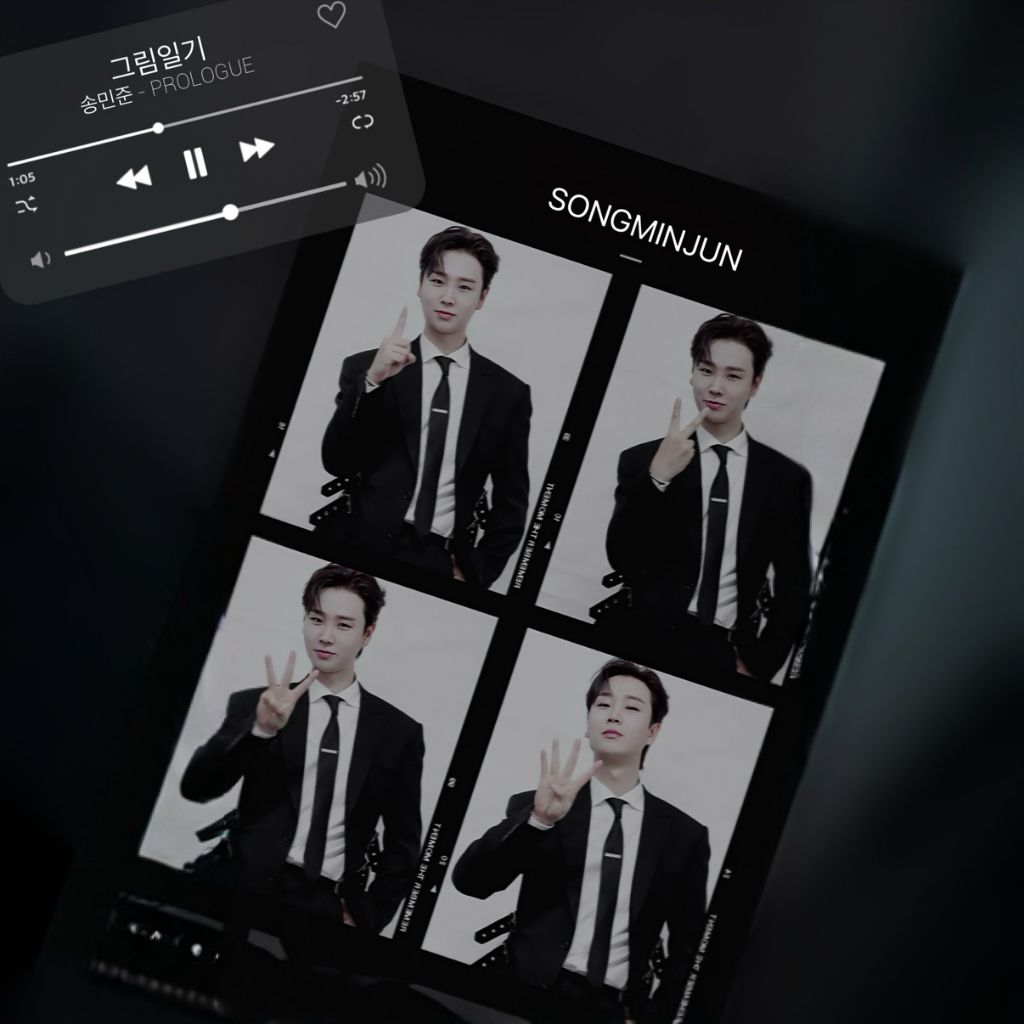 Behind-the-scenes cut of Song Minjun