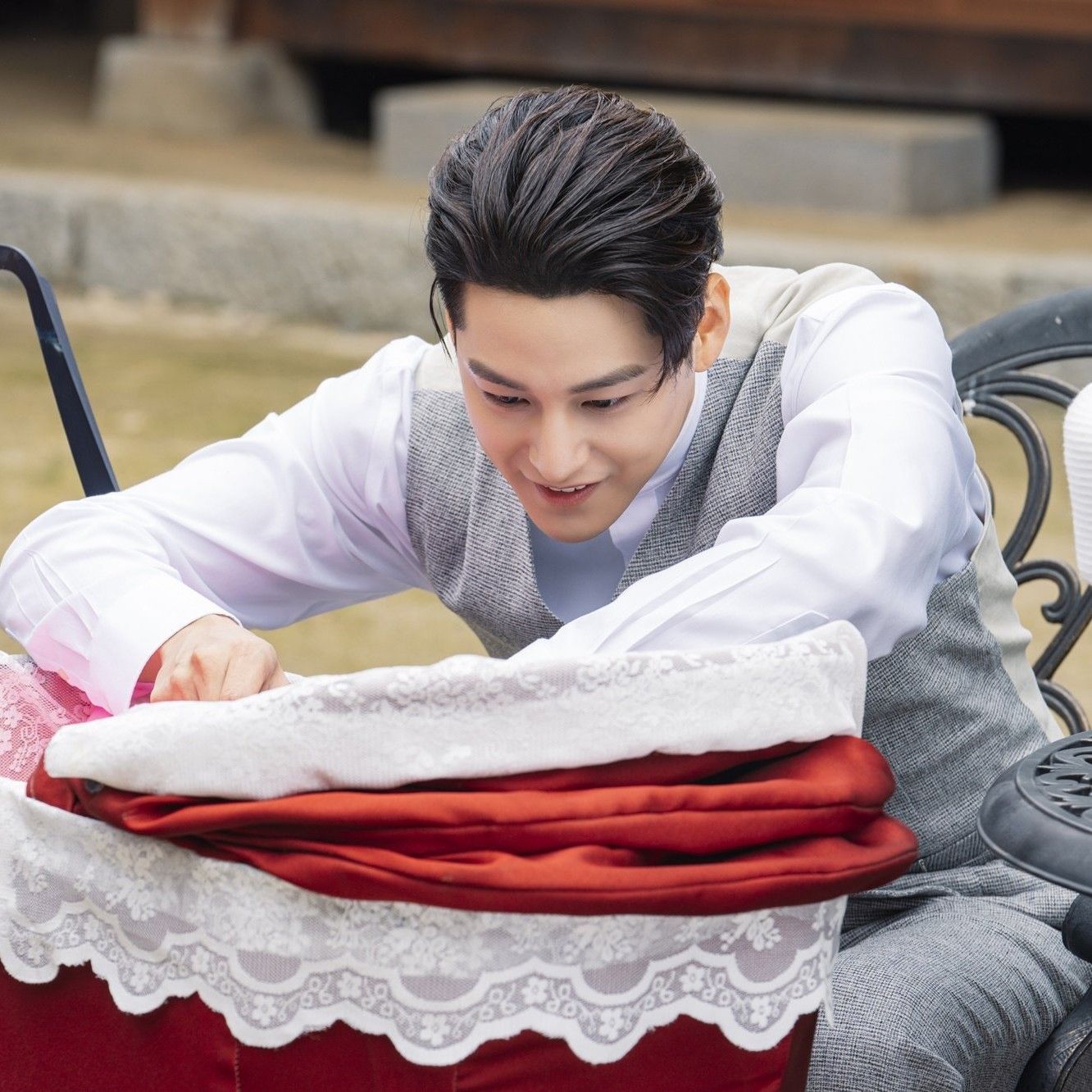 A moment captured by a fan of Kim Bum