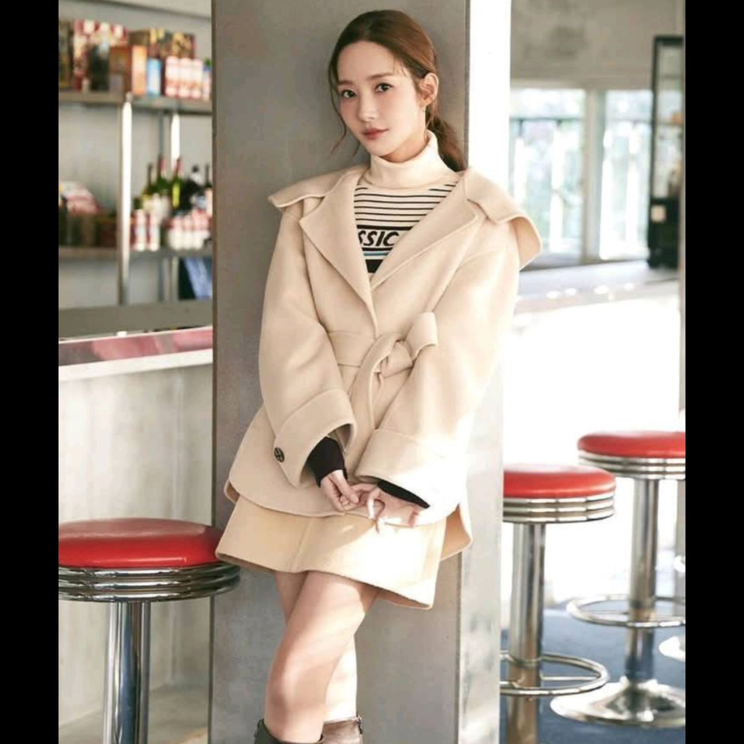 パク・ミニョンのビハインドカット