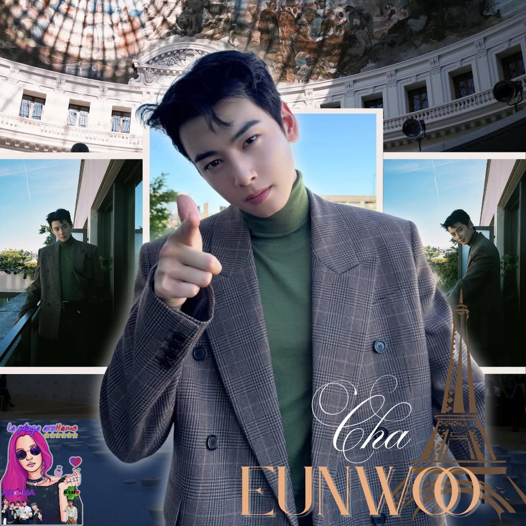Behind-the-scenes cut of Cha Eunwoo