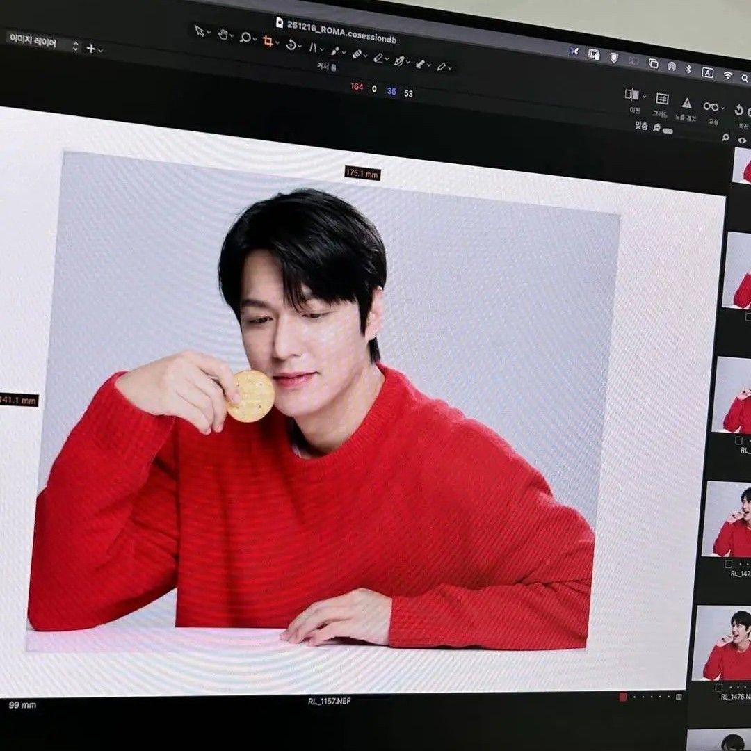 Behind-the-scenes cut of Lee Minho