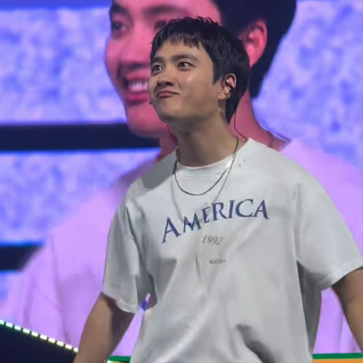 A moment captured by a fan of Doh Kyungsoo (D.O.)