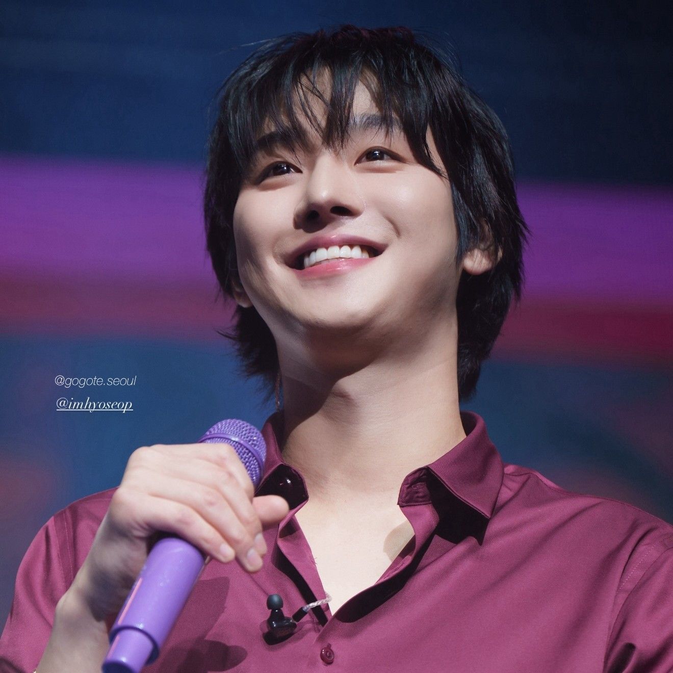Recent activity shot of Ahn Hyoseop