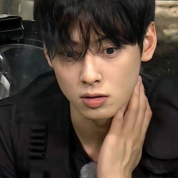 Behind-the-scenes cut of Cha Eunwoo