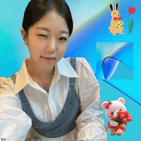 Behind-the-scenes cut of Jin Hyeoen