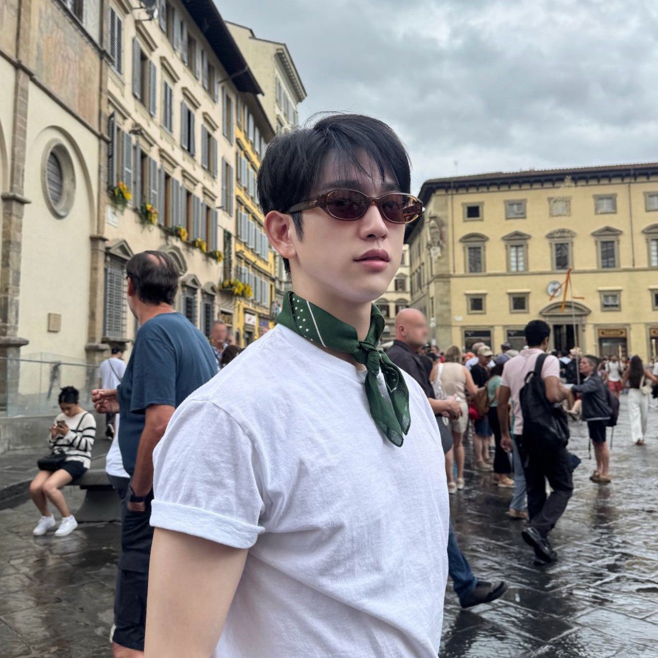 Momen yang diabadikan oleh penggemar Park Jinyoung