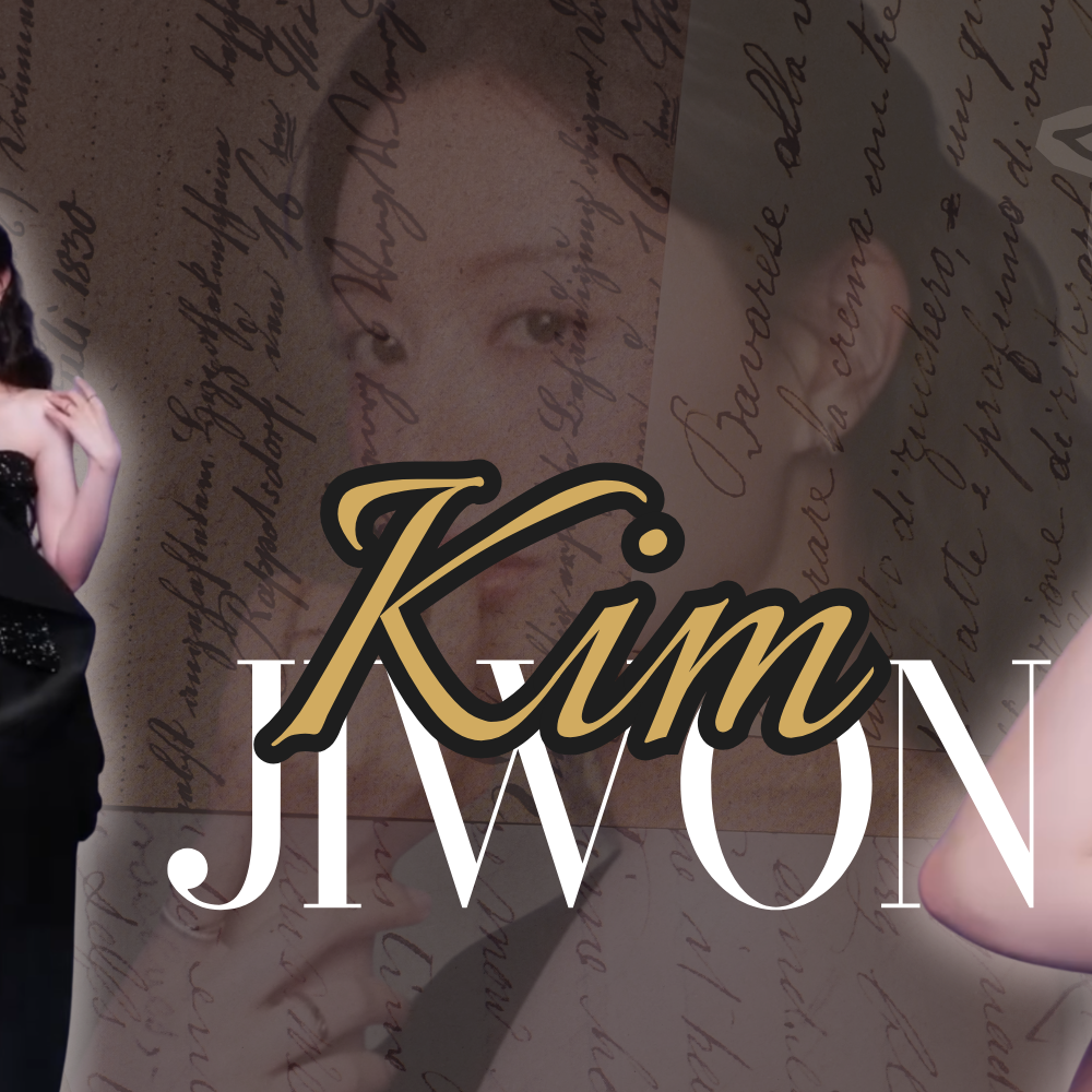Behind-the-scenes cut of Kim Jiwon