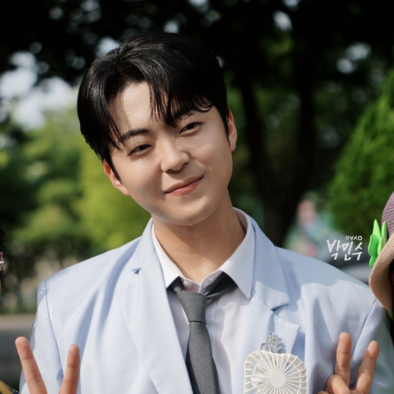 A moment captured by a fan of Park Minsu
