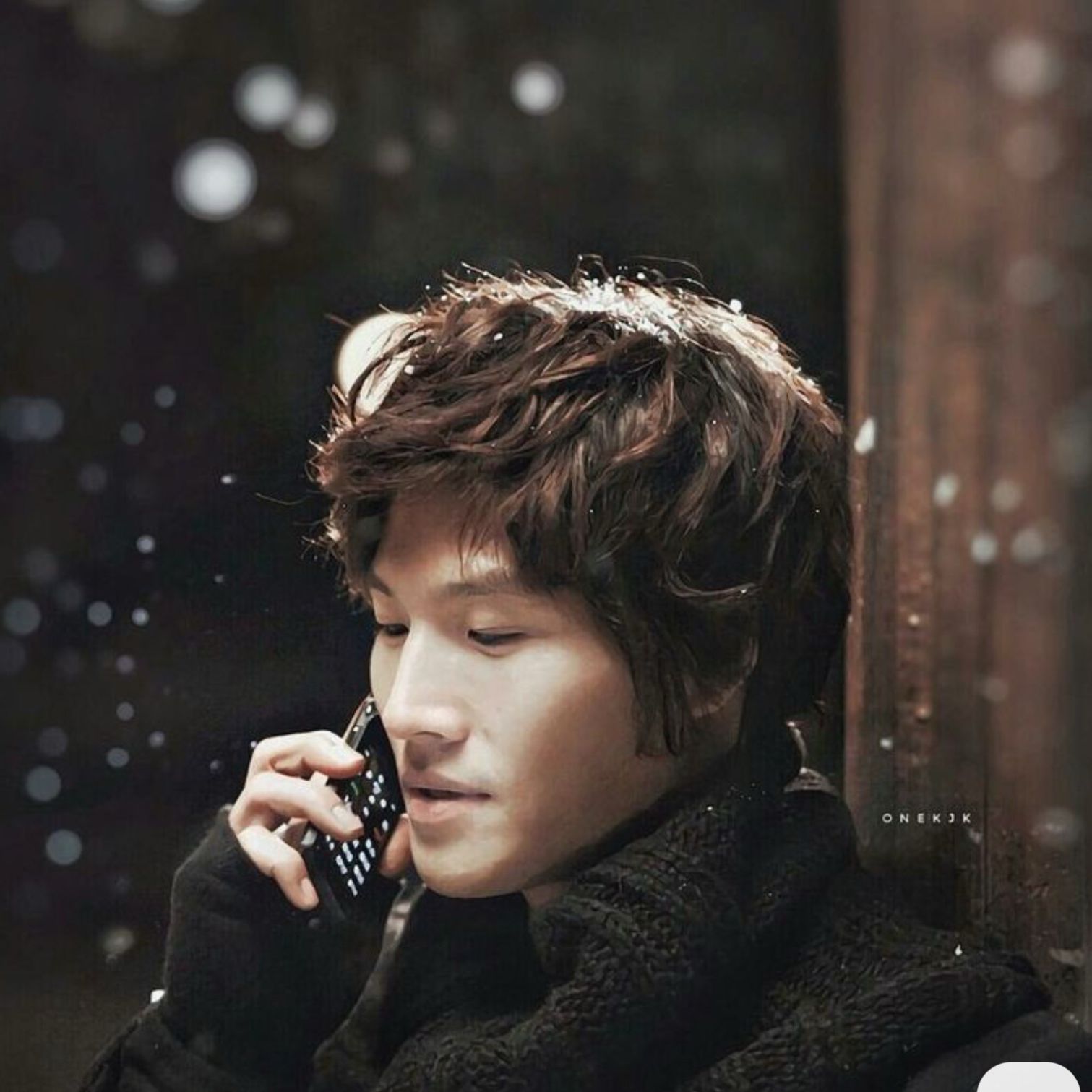 A moment captured by a fan of Kim Jongkook