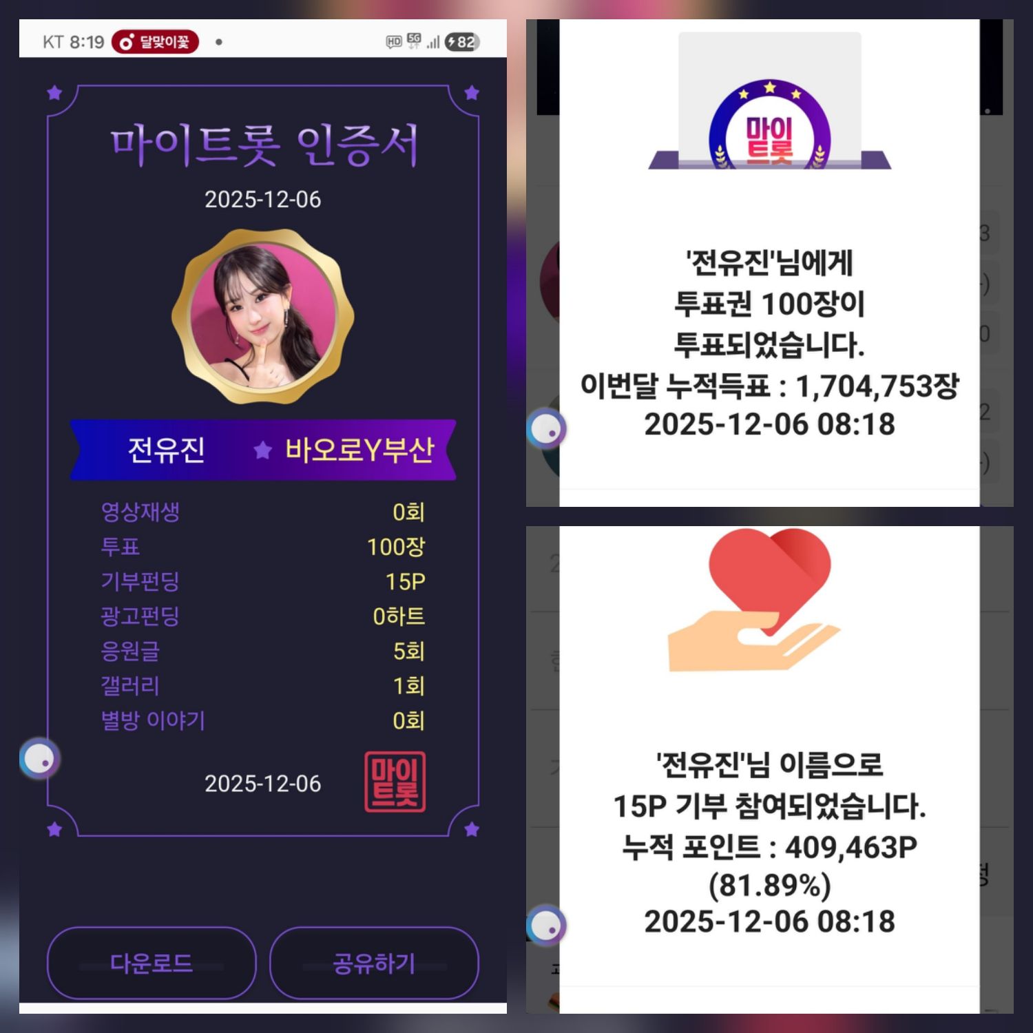 チョン・ユジンのビハインドカット