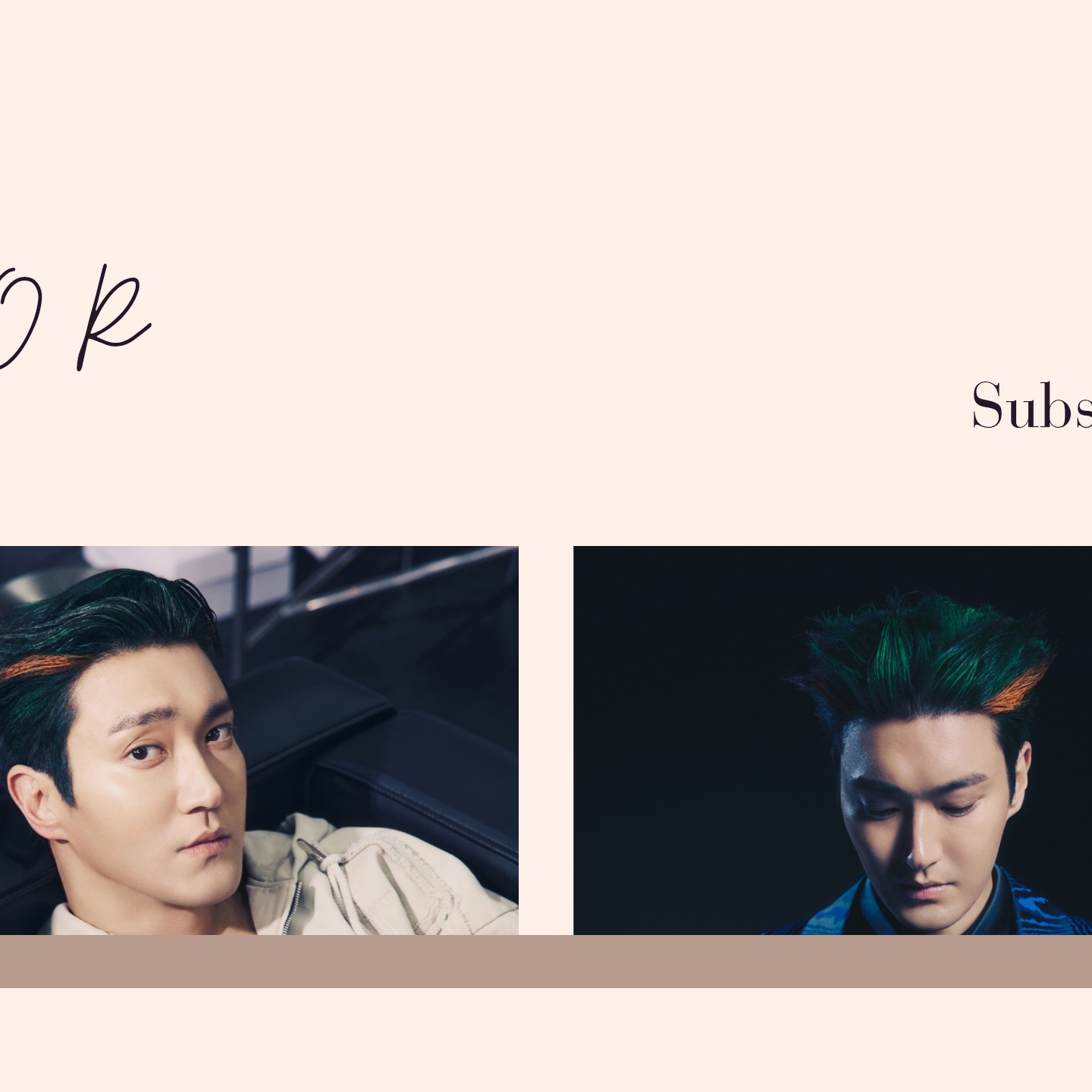 Recent activity shot of Choi Siwon
