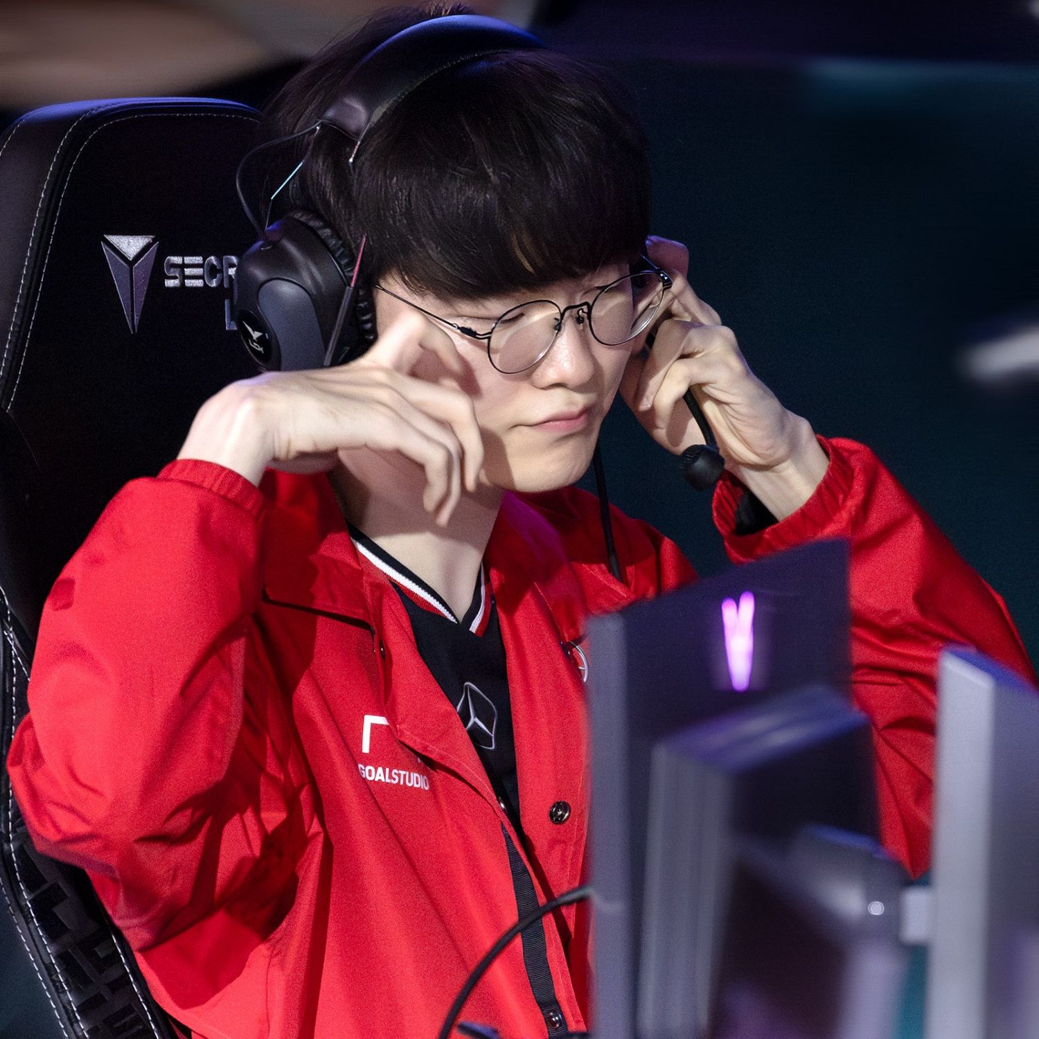 A moment captured by a fan of Faker