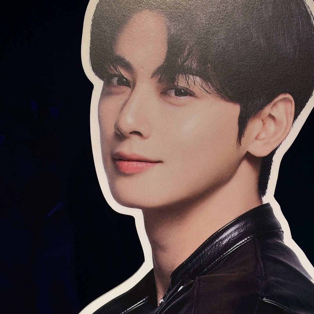 A moment captured by a fan of Cha Eunwoo