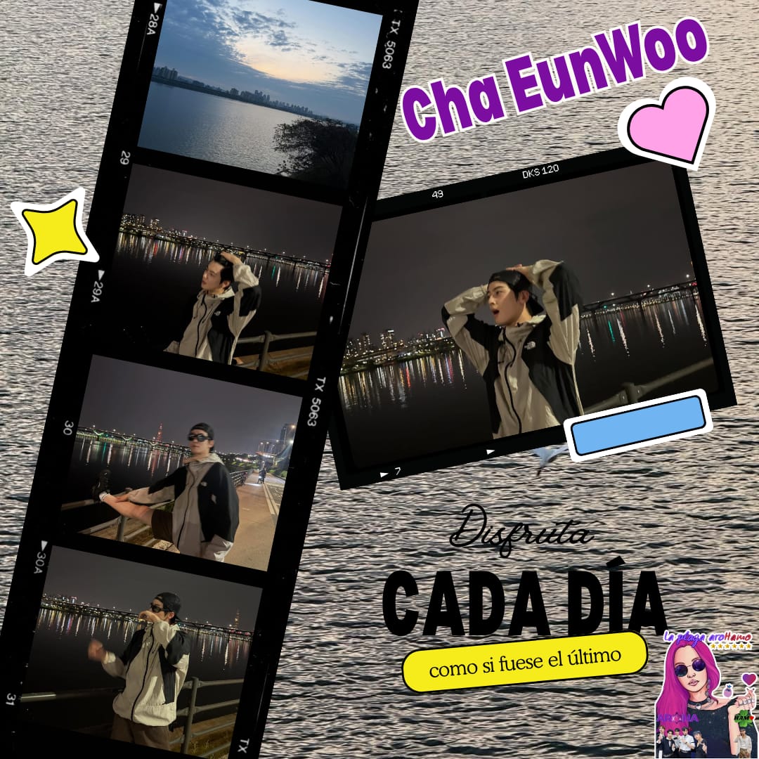 Recent activity shot of Cha Eunwoo