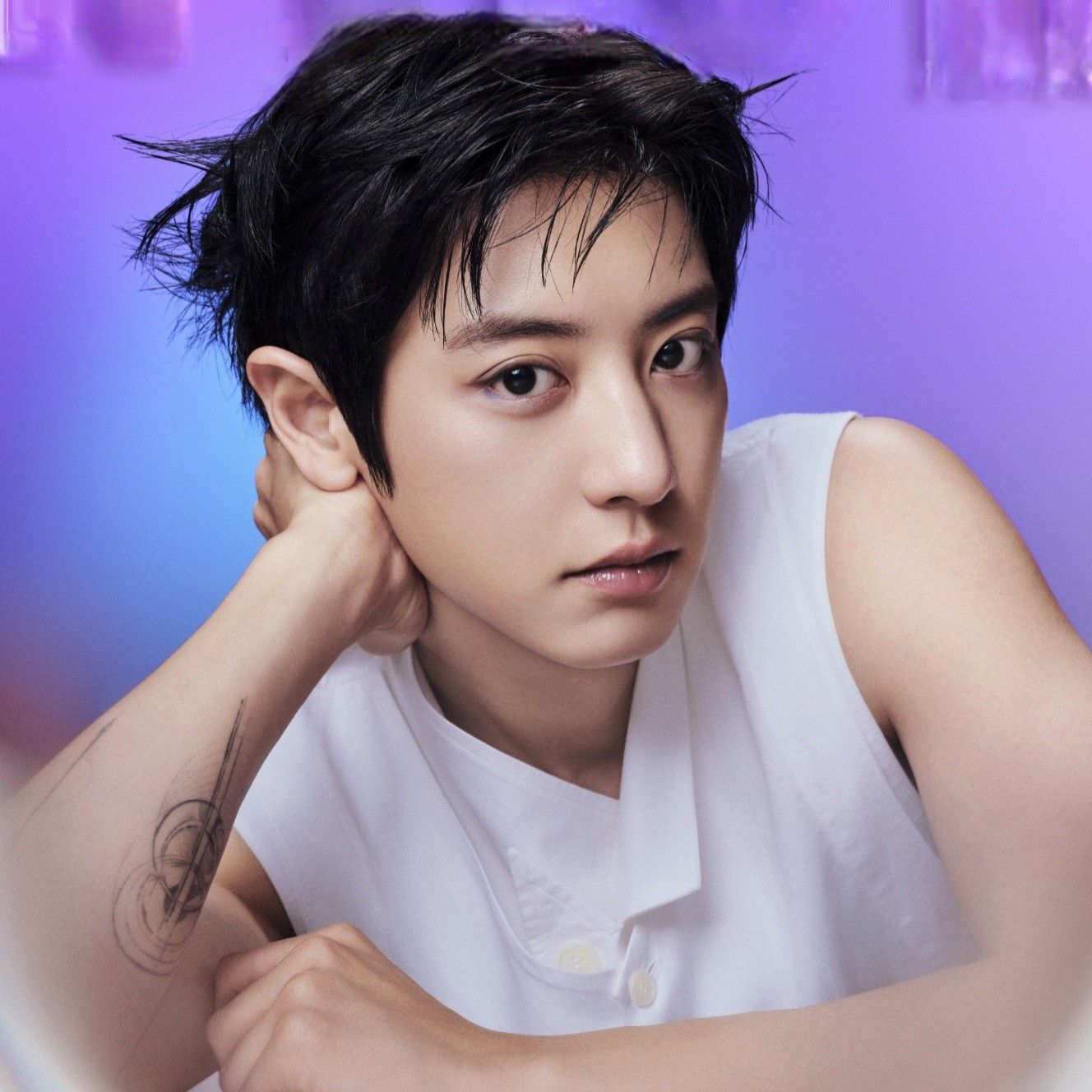 A moment captured by a fan of Chanyeol