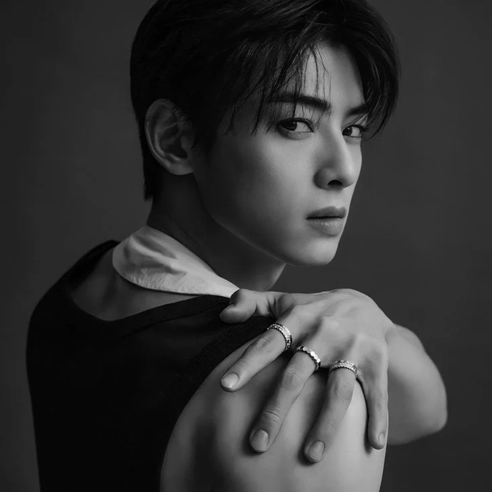 Behind-the-scenes cut of Cha Eunwoo