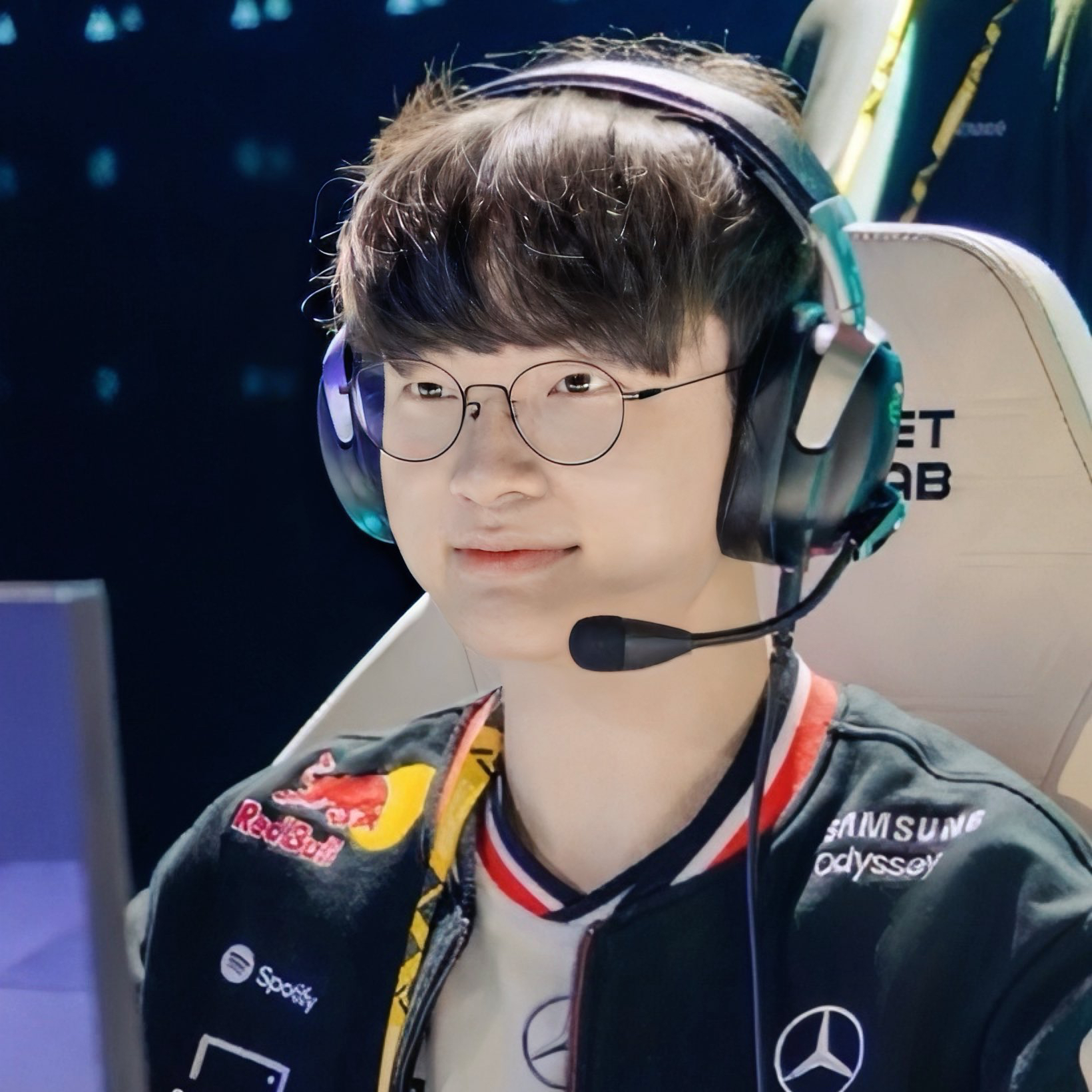 A moment captured by a fan of Faker