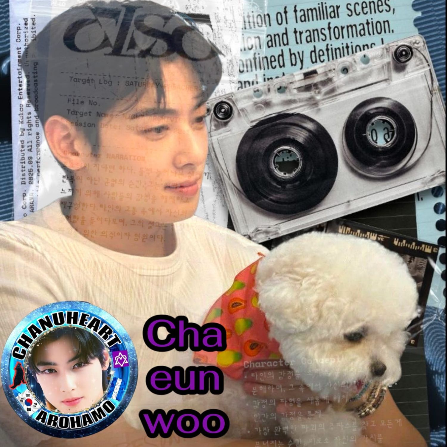 A moment captured by a fan of Cha Eunwoo