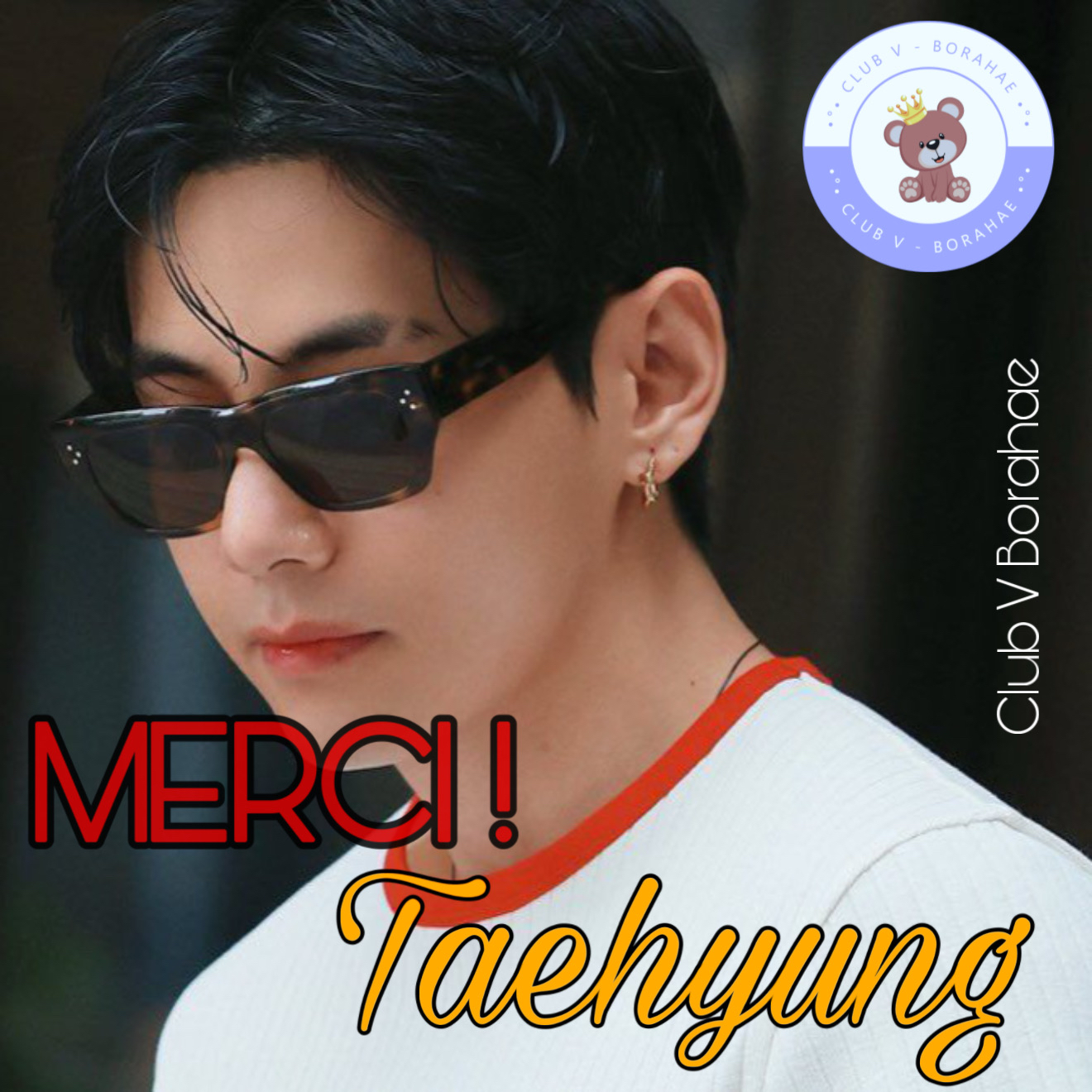 Recent activity shot of Kim Taehyung (V)