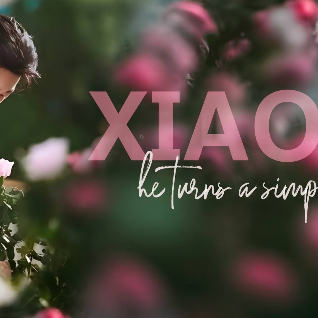 Behind-the-scenes cut of Xiao Zhan