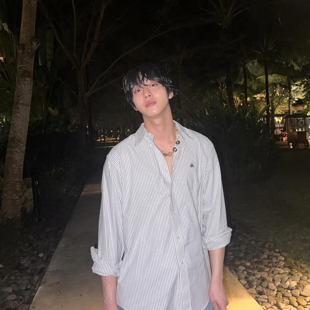 A moment captured by a fan of Ahn Hyoseop