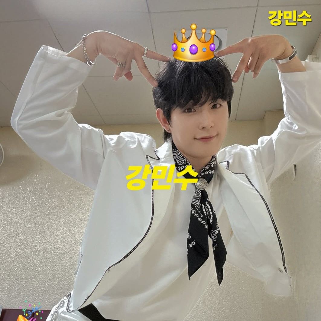 Behind-the-scenes cut of Kang Minsoo