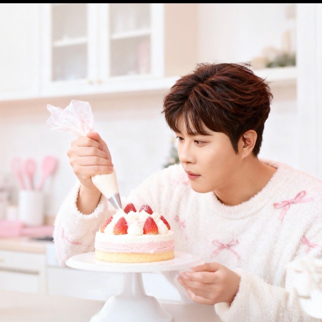 Behind-the-scenes cut of Jin Haesung