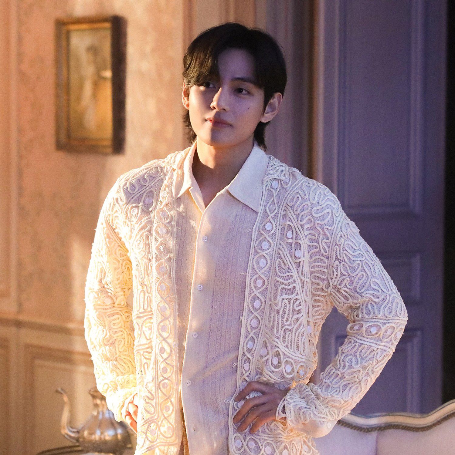 A moment captured by a fan of Kim Taehyung (V)