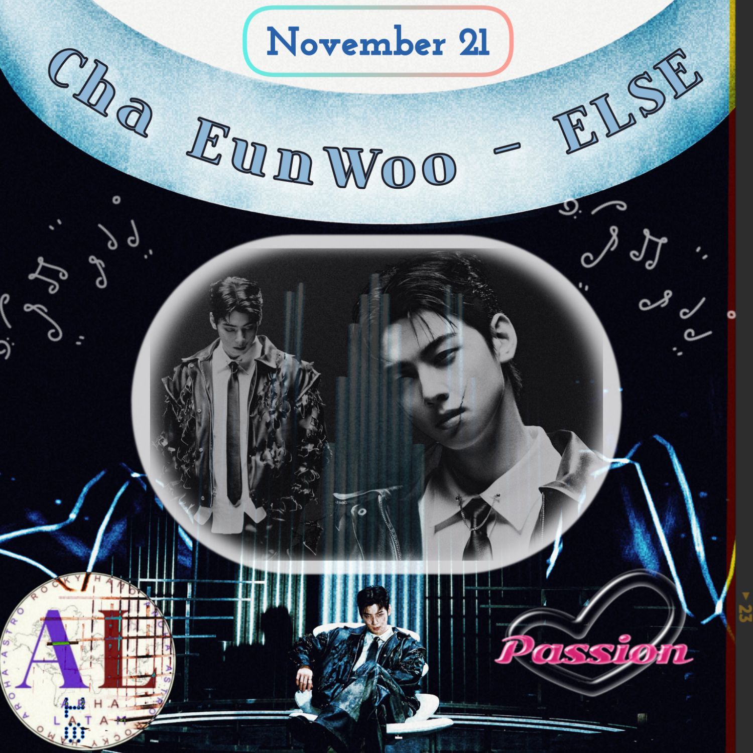 Cuplikan di balik layar dari Cha Eunwoo