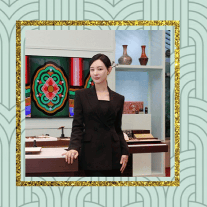 Behind-the-scenes cut of Kim Jiwon